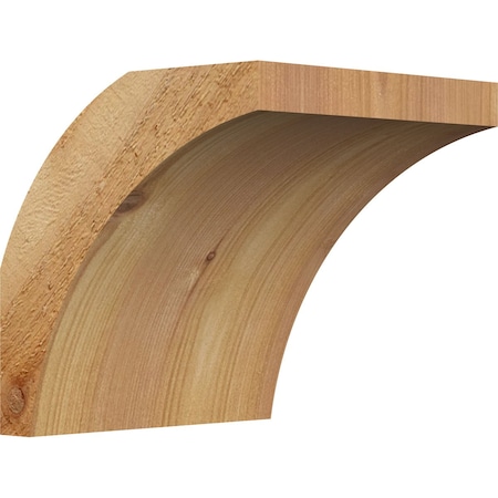 6"W x 6"D x 6"H Thorton Rough Sawn Knee Brace, Western Red Cedar